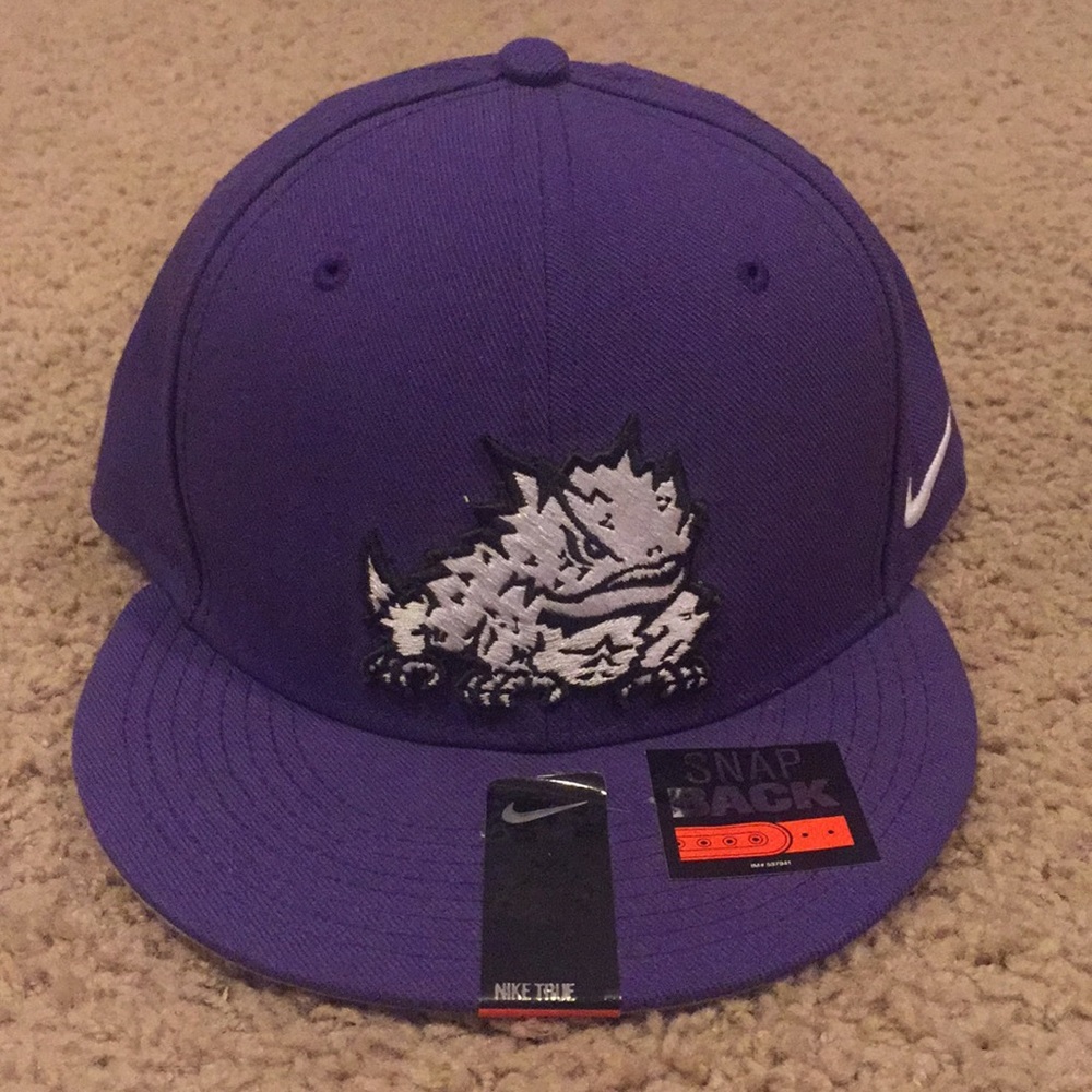 Nike Purple TCU Horned Frog SnapBack hat